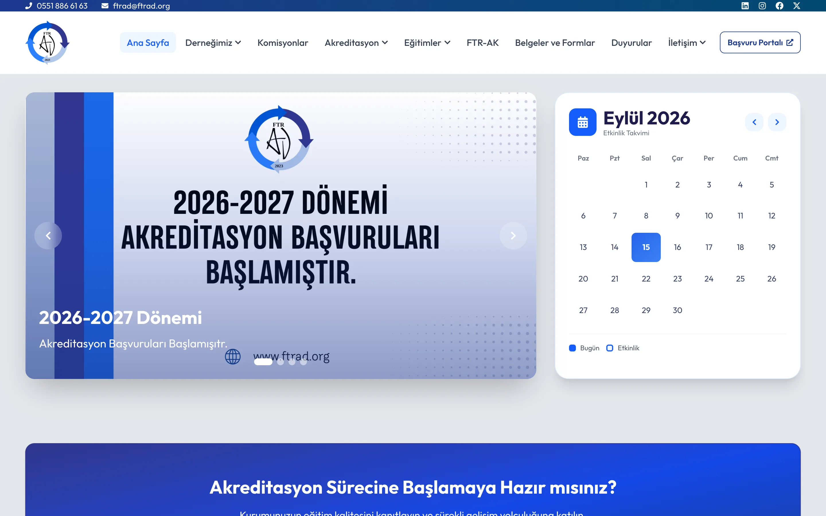 Ana sayfa — masaüstü ve mobil