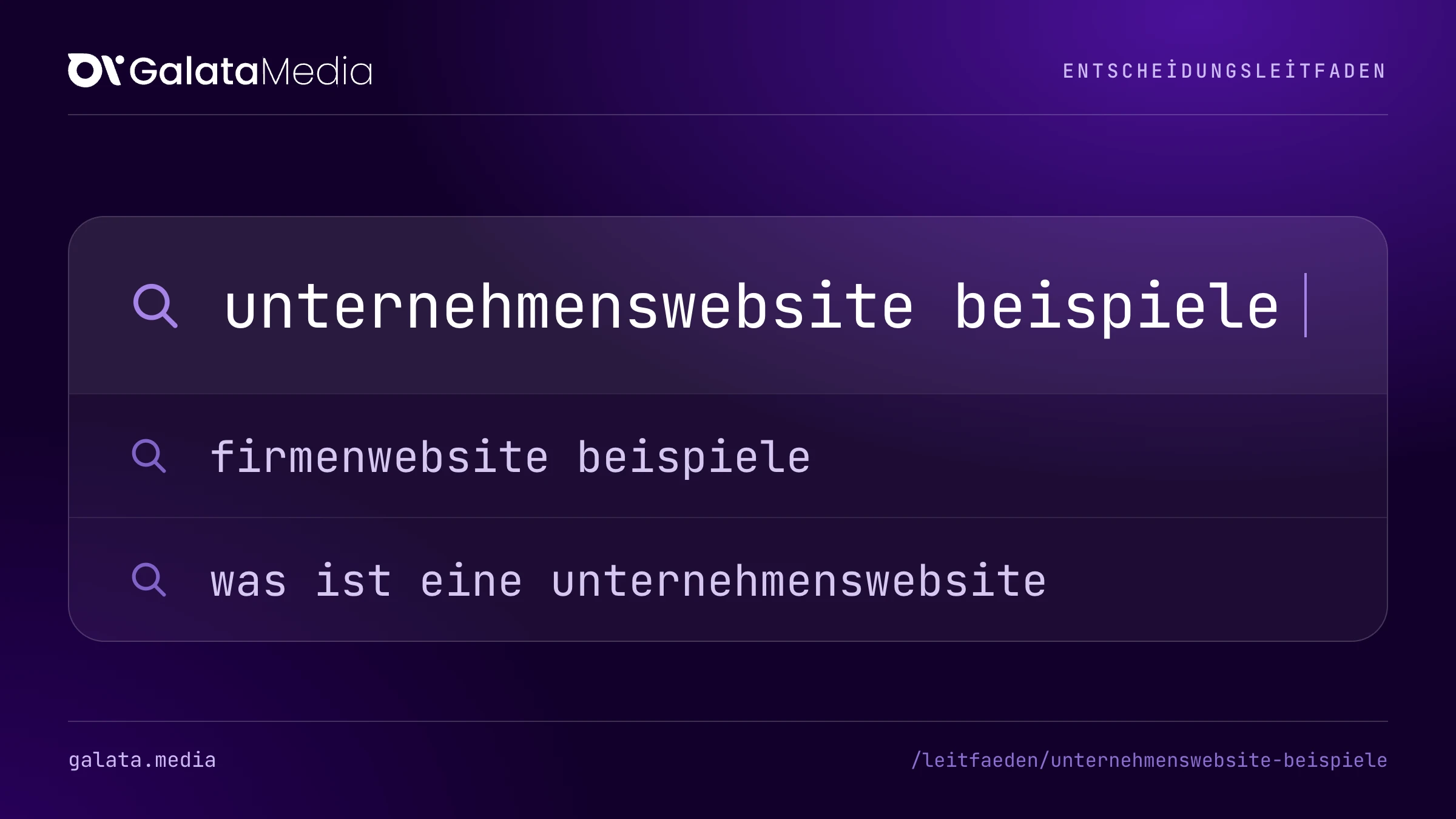 Suchanfragen, die diese Seite beantwortet: unternehmenswebsite beispiele, firmenwebsite beispiele, was ist eine unternehmenswebsite.