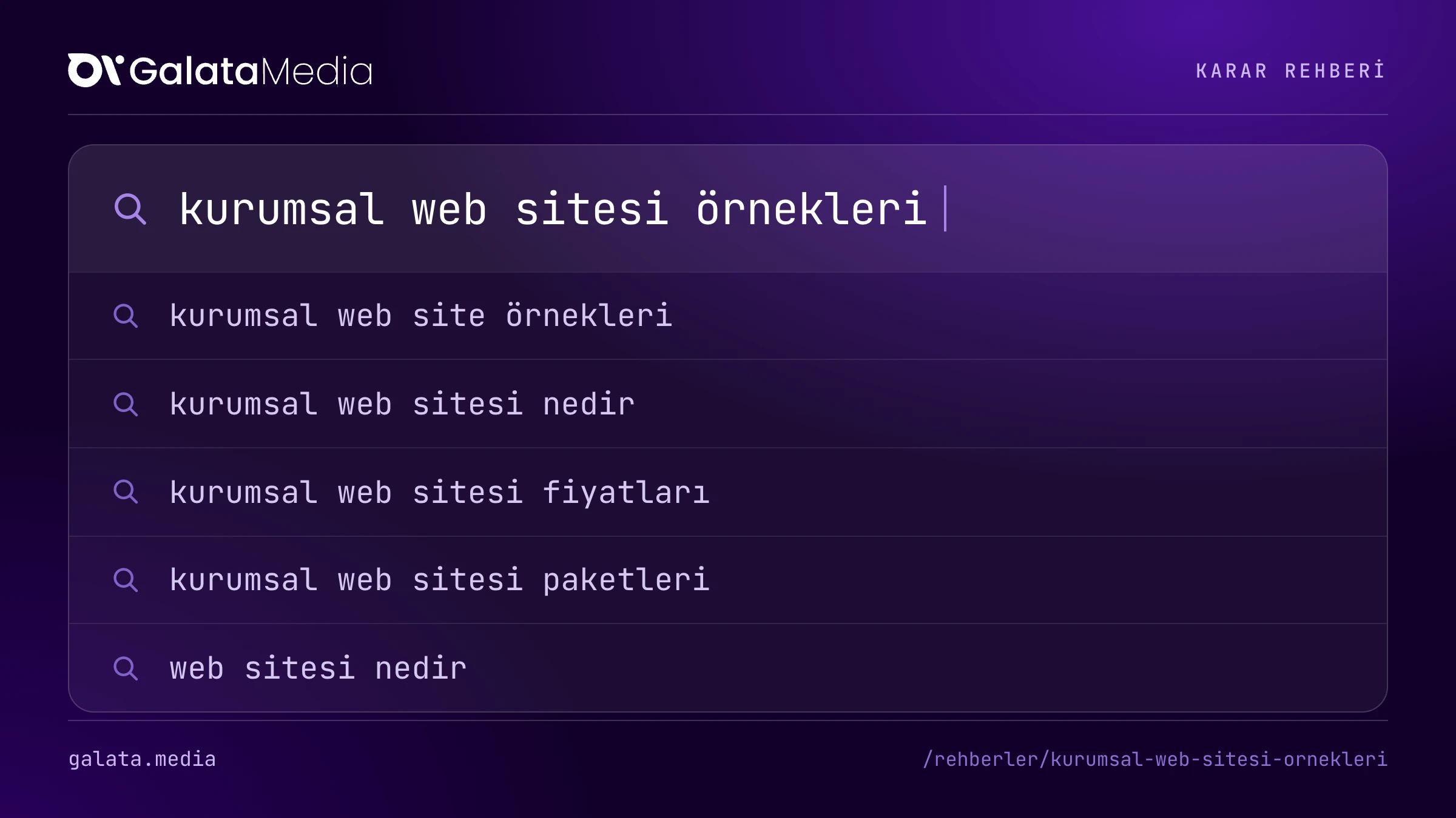 Bu sayfanın cevapladığı aramalar: kurumsal web sitesi örnekleri, kurumsal web site örnekleri, kurumsal web sitesi nedir, kurumsal web sitesi fiyatları, kurumsal web sitesi paketleri, web sitesi nedir.